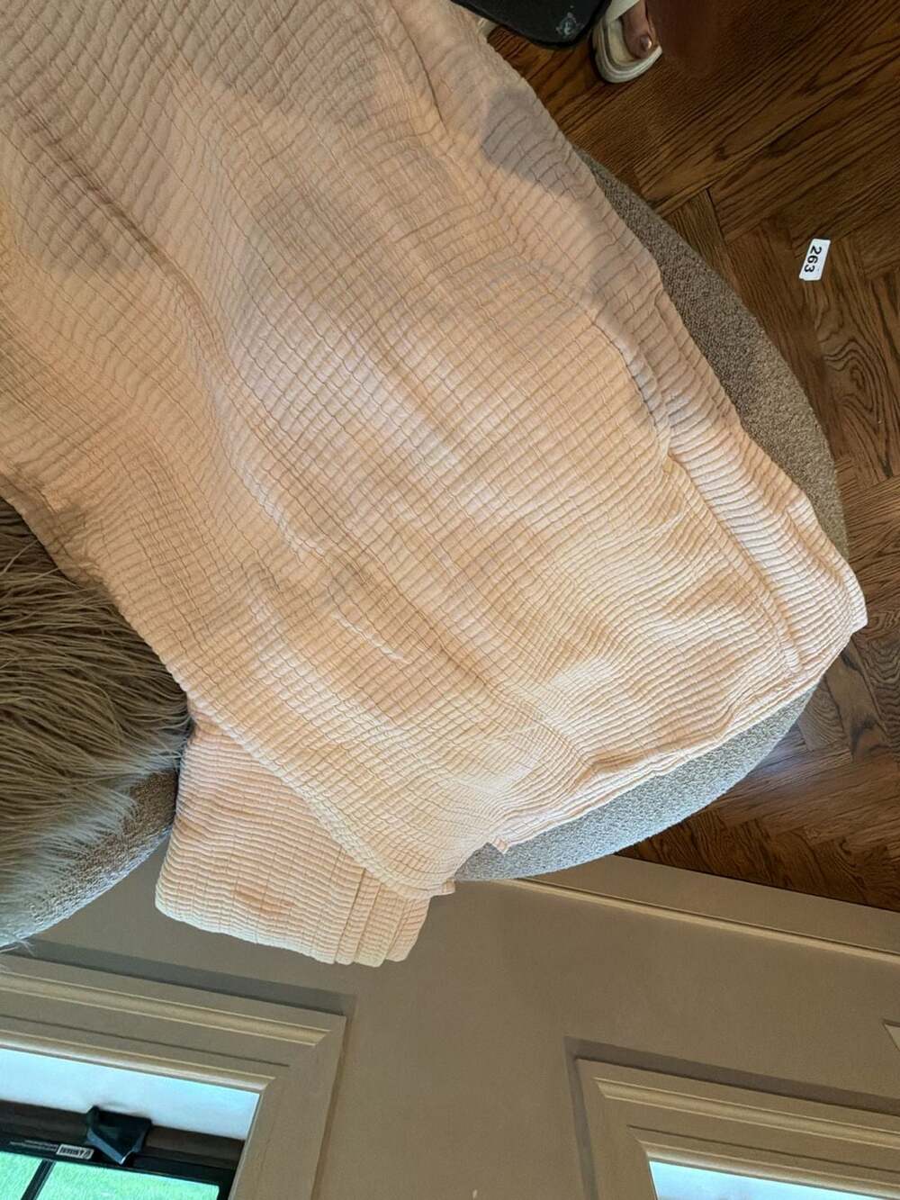 Quince Organic Ribbed Cotton Coverlet and Sham Set 3 pc King / Cal. king new no - Picture 8 of 10